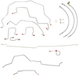 t 98-01 Dodge Ram 2500 Brake Line & Hose Kit 4WD Ext Cab/Long Bed RWABS Fine Lines