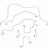 t 98-01 Dodge Ram 2500 Brake Lines & Hose Kit 4WD Reg Cab/Long Bed Non Dually Fine Lines
