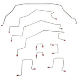 Front Brake Line Kit for 2013 98-01 Dodge Ram 2500 AWABS ABS 2WD stainless steel