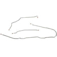 t 98-01 Ford Ranger Intermediate Brake Line Kit Steel Reg Cab Long Bed/Ext Cab Short Bed Fine Lines