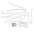 t 98-01 GMC Jimmy 4-Door Fuel Line Kit Stainless Steel Fine Lines