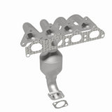 MagnaFlow direct-fit catalytic converter for 1998-2000 Hyundai Elantra 1.8L stainless steel CARB compliant 452037