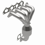 MagnaFlow direct-fit catalytic converter for 1998-2000 Hyundai Elantra 1.8L stainless steel CARB compliant 452037