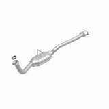 MagnaFlow direct-fit catalytic converter fits 1998-2001 Chevrolet Geo Metro and 1995-2001 Suzuki Swift, this and 1998-2001 Geo Metro/Swift 1.3 rr OE 1.3 inch inlet/outlet stainless