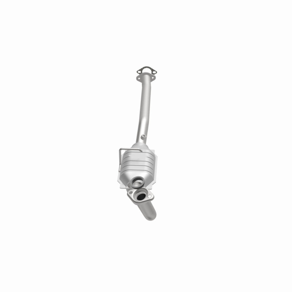 MagnaFlow direct-fit catalytic converter fits 1998-2001 Chevrolet Geo Metro and 1995-2001 Suzuki Swift, this and 1998-2001 Geo Metro/Swift 1.3 rr OE 1.3 inch inlet/outlet stainless