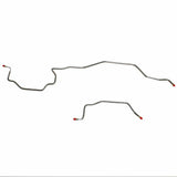 t 98-01 Ram 3500 Brake Lines & Hose Kit 4WD Ext Cab/Long Bed RWABS Dually Rear Dru Fine Lines