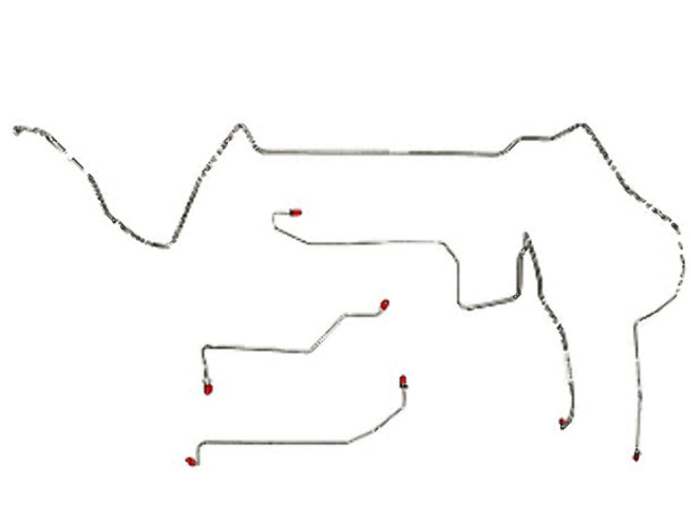 Front Brake Line Kit for 1998-2002 98-02 Chevy Camaro stainless steel