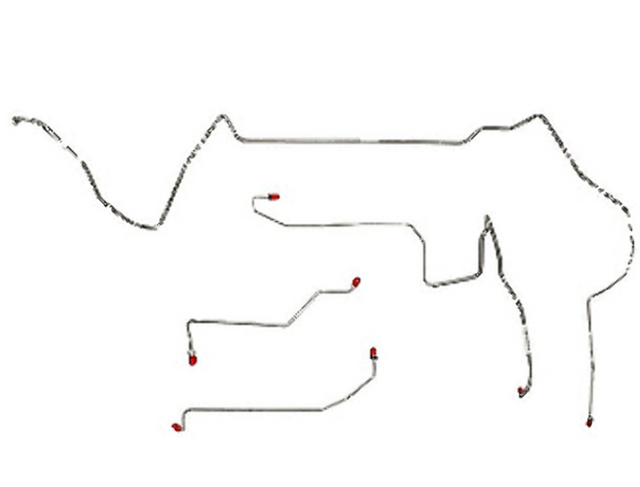 Front Brake Line Kit for 1998-2002 98-02 Chevy Camaro stainless steel