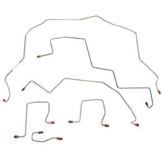 t 98-02 Dodge Ram 2500 Front Brake Line Kit 4WD Stainless Steel Fine Lines