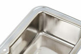 Mr. Gasket chrome valve covers dual cap holes fits 1960 1986 chevrolet small block 262 400 Chevy steel 9800