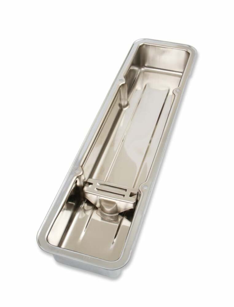 Mr. Gasket chrome valve covers dual cap holes fits 1960 1986 chevrolet small block 262 400 Chevy steel 9800