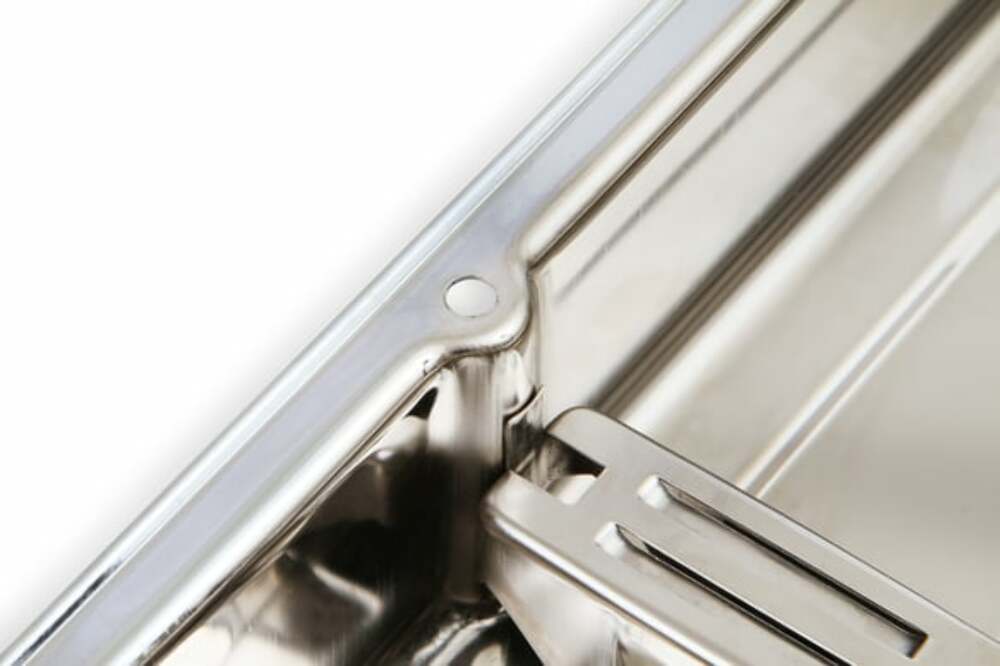 Mr. Gasket chrome valve covers dual cap holes fits 1960 1986 chevrolet small block 262 400 Chevy steel 9800