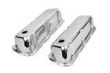 Mr. Gasket chrome valve covers Ford steel 9804