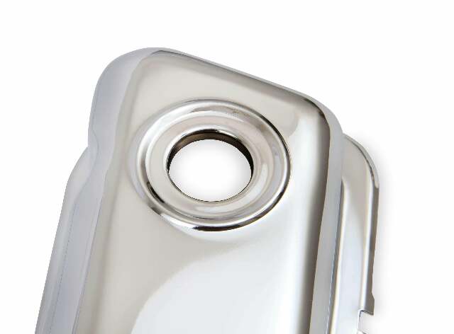 Mr. Gasket chrome valve covers Ford steel 9804