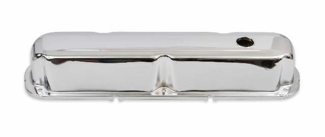 Mr. Gasket chrome tall style valve covers steel 9806