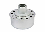 Mr. Gasket breather/oil filler cap push in valve cover breather fits SBC Chevy chrome polished steel 9810