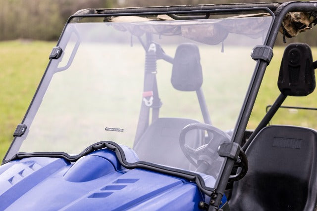 Fits Yamaha Rhino 450/660/700 Full Windshield; Scratch Resistant; 98141240