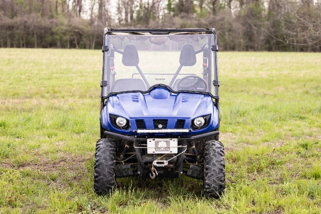 Fits Yamaha Rhino 450/660/700 Full Windshield; Scratch Resistant; 98141240