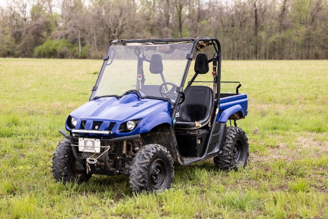 Fits Yamaha Rhino 450/660/700 Full Windshield; Scratch Resistant; 98141240