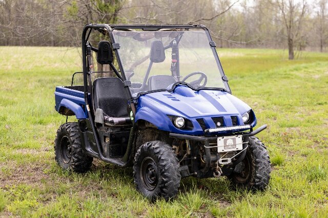 Fits Yamaha Rhino 450/660/700 Full Windshield; Scratch Resistant; 98141240