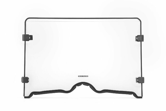 Fits Yamaha Rhino 450/660/700 Full Windshield; Scratch Resistant; 98141240