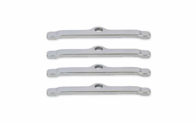 Mr. Gasket valve cover clamps, long style, chrome steel 9817
