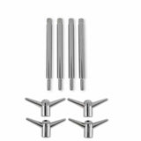 Mr. Gasket valve cover Y wing bolts 1/4 20 x 5/8 inch chr... Chevy chrome 9824