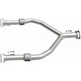 2014-2017 INFINITI Q70 Direct-Fit Front Pipe Kit 107-0075 stainless steel