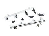 Mr. Gasket spark plug wire loom kit 7 8.5 mm chrome black steel 9870