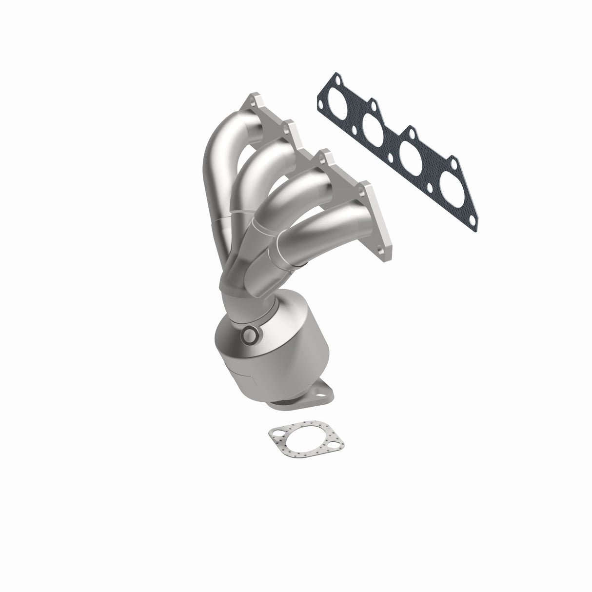 Catalytic Converter with Integrated Exhaust Manifold for HM Grade Federal / EPA Compliant Direct-Fit Manifold Catalytic