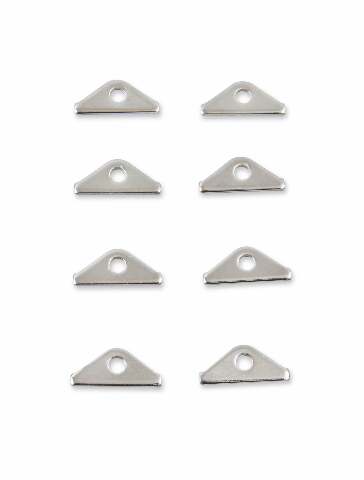 Mr. Gasket valve cover clamps chrome steel 9899