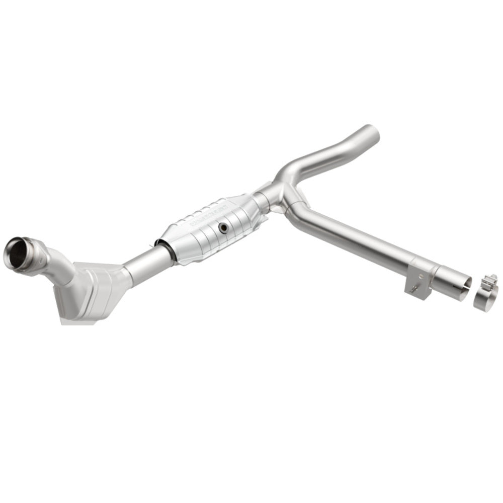 MagnaFlow direct-fit catalytic converter for 1999-2000 Ford F-150 4.2L stainless steel Federal EPA compliant OBDII 93393