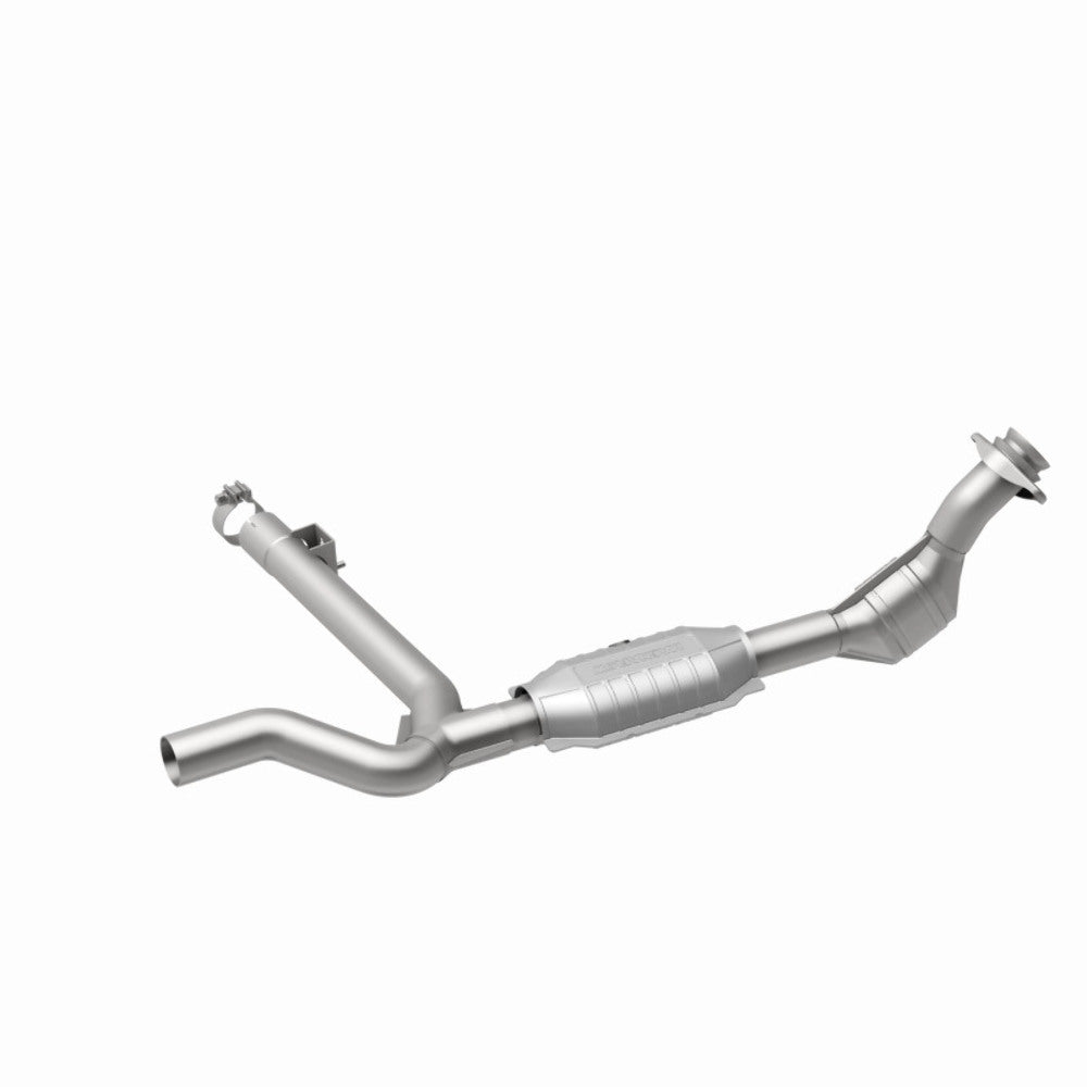 MagnaFlow direct-fit catalytic converter for 1999-2000 Ford F-150 4.2L stainless steel Federal EPA compliant OBDII 93393