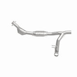 MagnaFlow direct-fit catalytic converter for 1999-2000 Ford F-150 5.4L passenger side stainless steel Federal EPA compliant OBDII 93397