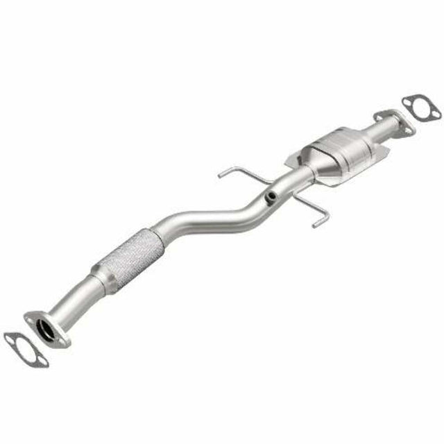 MagnaFlow direct-fit catalytic converter fits 2000 Mitsubishi Galant 2.4L and 2000 Mitsubishi Eclipse 2.4L 2.4 inch inlet/outlet stainless steel CARB compliant OBDII 49458