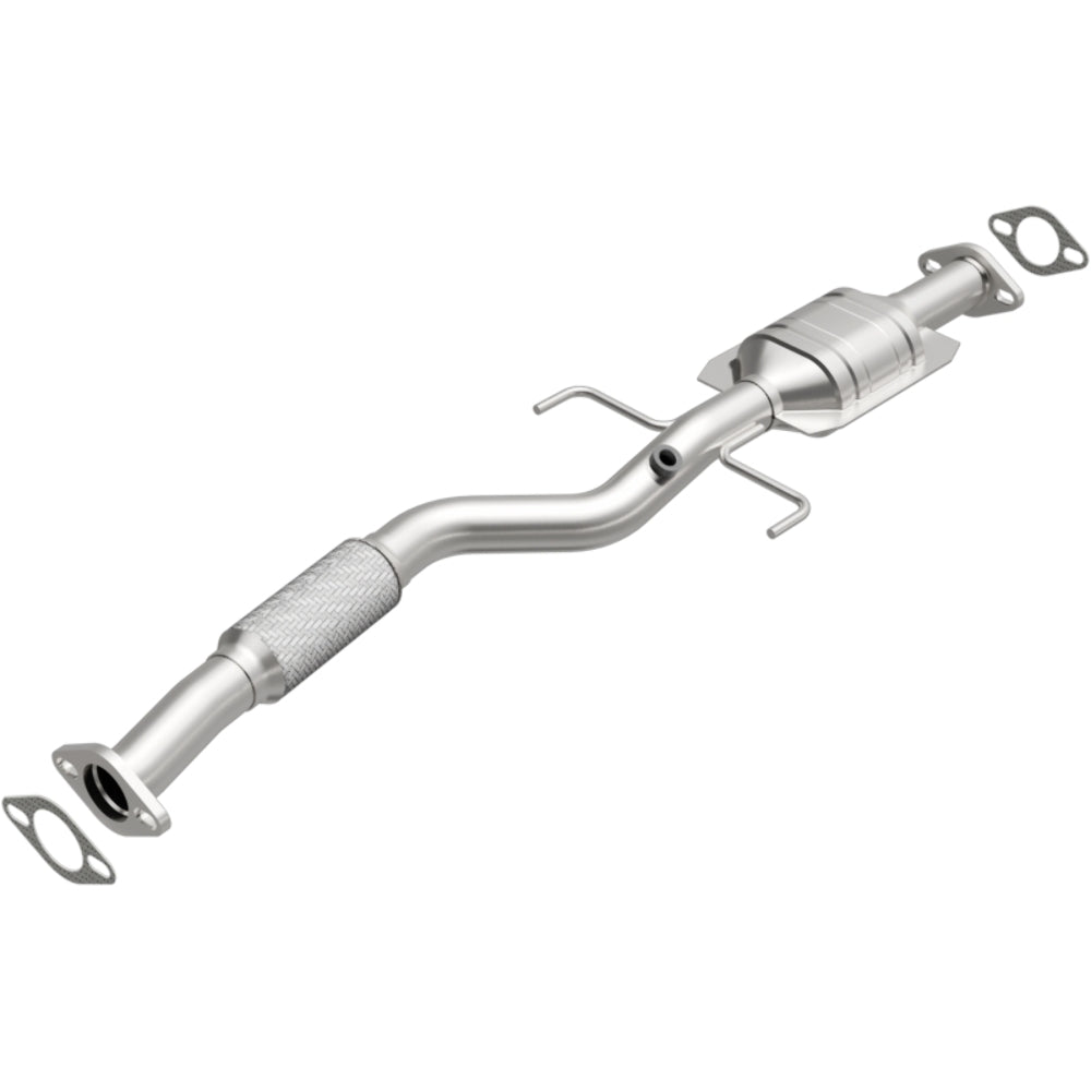 MagnaFlow direct-fit catalytic converter fits 2000 Mitsubishi Galant 2.4L and 2000 Mitsubishi Eclipse 2.4L 2.4 inch inlet/outlet stainless steel CARB compliant OBDII 49458
