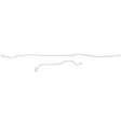 t 99-01 Ford F-250 Intermediate Brake Line Crew Cab/Long Bed Stainless Steel Fine Lines