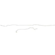 t 99-01 Ford F-250 Intermediate Brake Line Kit Stainless Steel Fine Lines