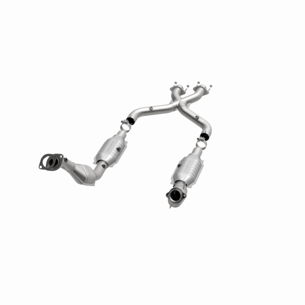 MagnaFlow direct-fit catalytic converter for 1999-2004 Ford Mustang 4.6L stainless steel CARB compliant 51848