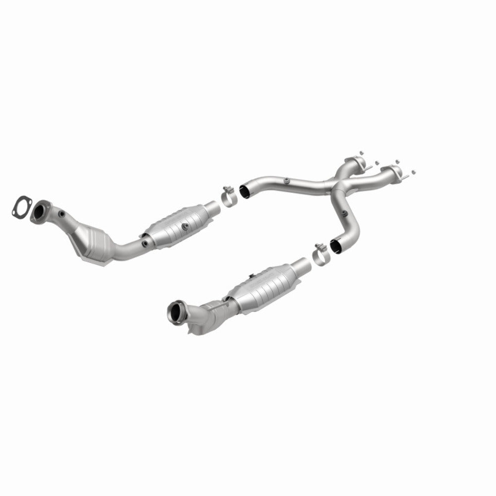 MagnaFlow direct-fit catalytic converter for 1999-2004 Ford Mustang 4.6L stainless steel CARB compliant 93671