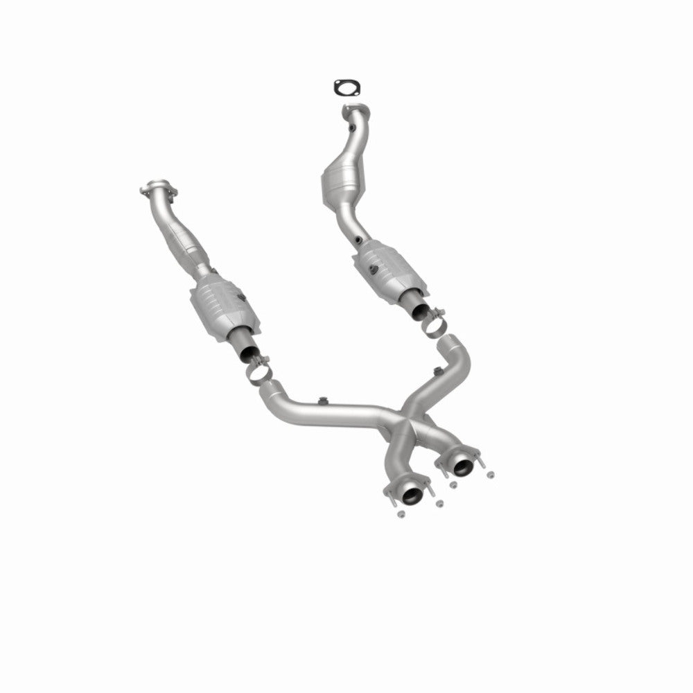 MagnaFlow direct-fit catalytic converter for 1999-2004 Ford Mustang 4.6L stainless steel CARB compliant 93671