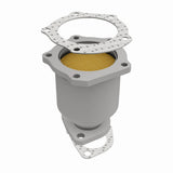 MagnaFlow direct-fit catalytic converter fits 1998-2001 Kia Sephia and 2000-2001 Kia Spectra, this and 1999-2001 Sephia/Spectra frt OE stainless steel CARB compliant OBDII 49323