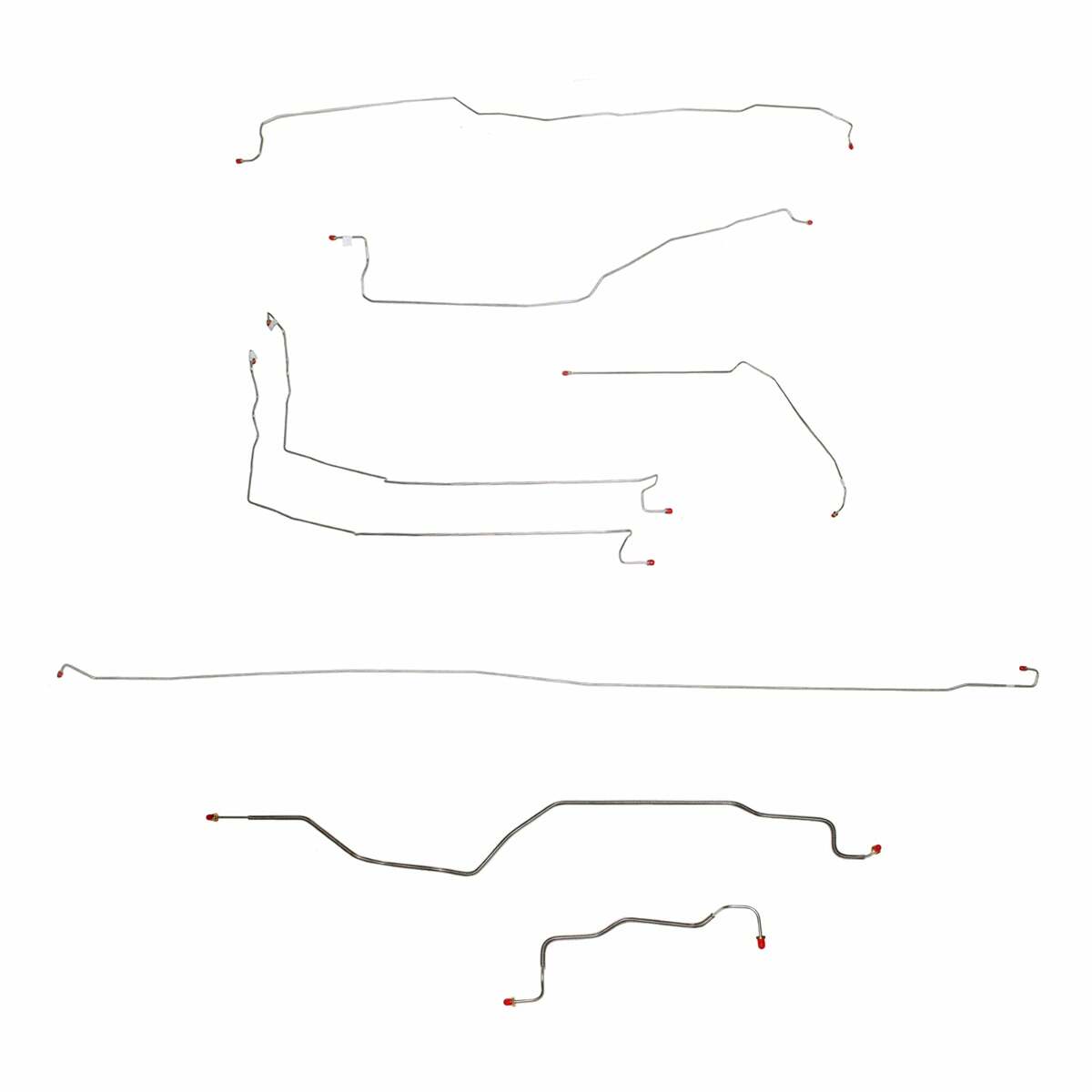 Complete Brake Line Kit for 2013 99-02 Chevy Silverado 1500 Reg Cab/ ABS 2WD long bed steel