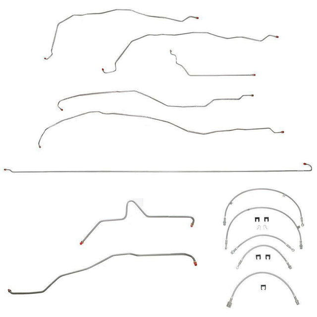 t 99-02 Chevrolet Silverado 1500 Brake Line & Hose Kit 4WD Fine Lines