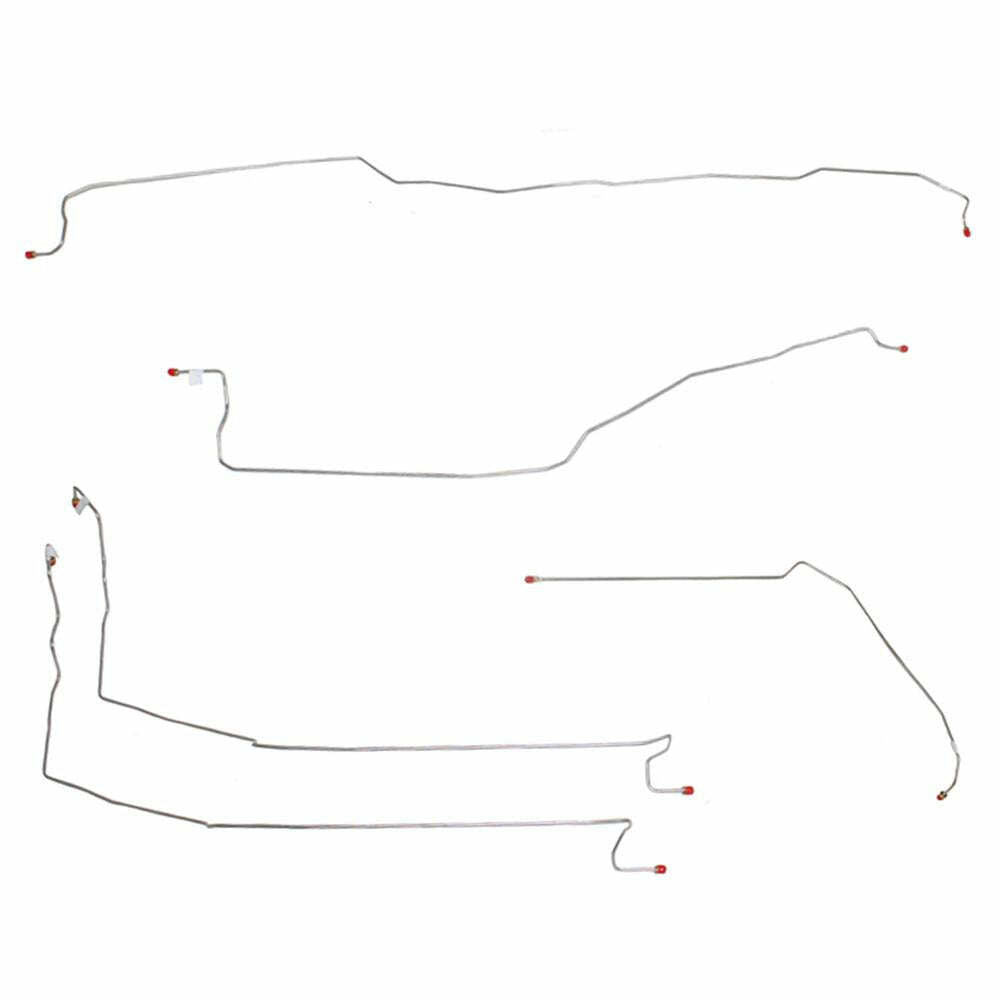 t 99-02 Chevrolet Silverado 1500 Brake Line & Hose Kit 4WD Reg Cab/Short Bed Fine Lines