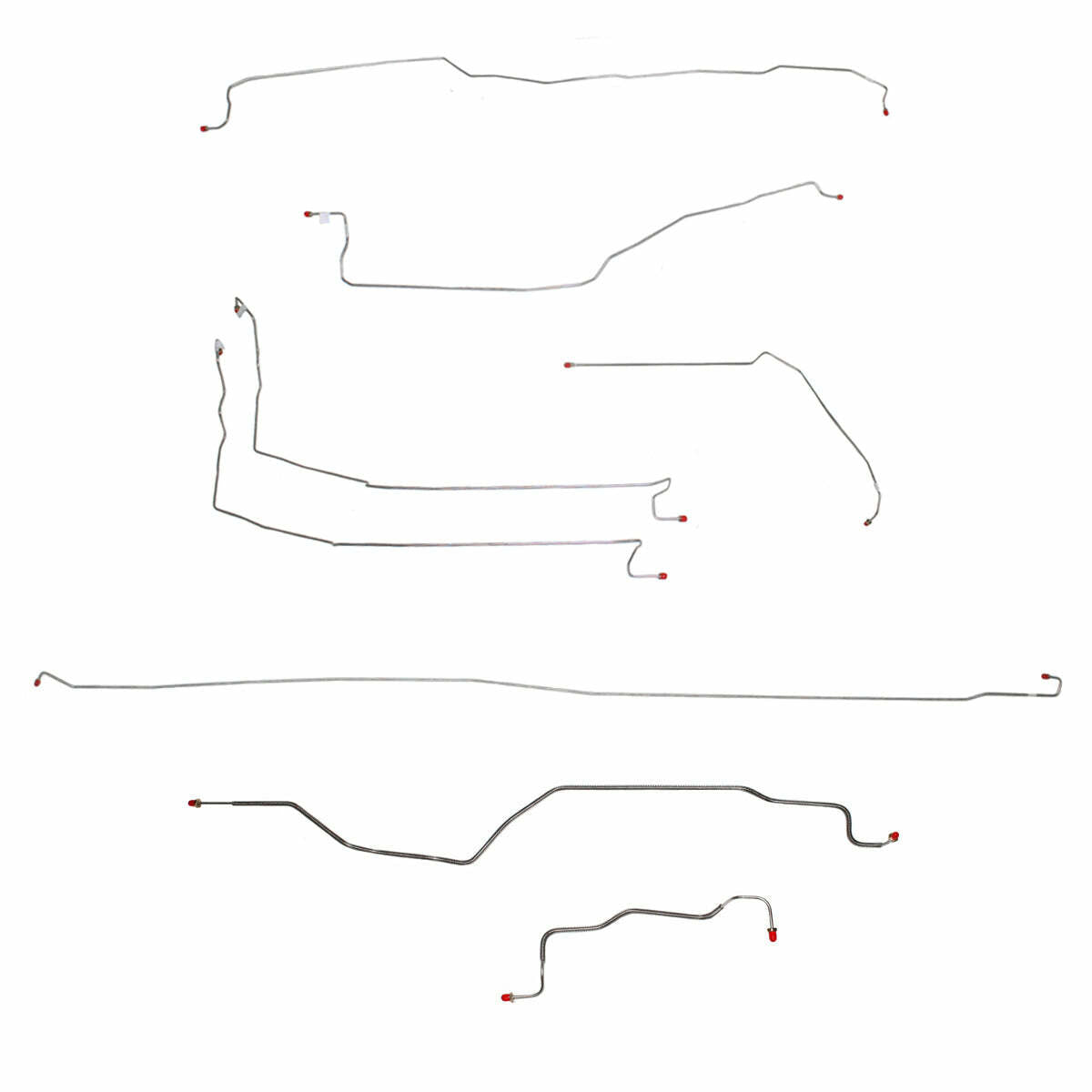 t 99-02 Chevrolet Silverado 1500 Brake Line Kit 4WD Ext Cab/Long Bed Fine Lines