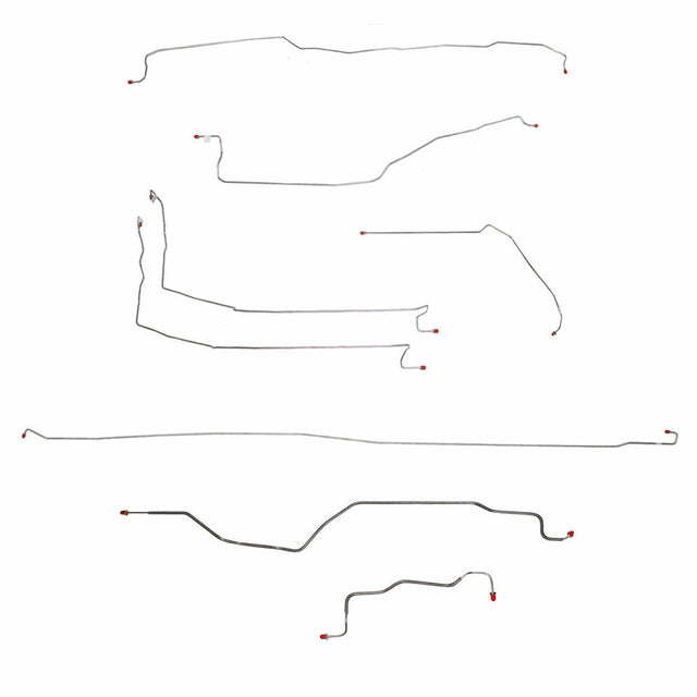 t 99-02 Chevrolet Silverado 1500 Brake Line Kit 4WD Ext Cab/Long Bed Fine Lines