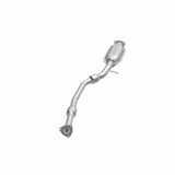 MagnaFlow direct-fit catalytic converter fits 1999-2002 Daewoo Lanos 1.6L and 1999-2002 Lanos 1.6 rear 1.6 inch inlet/outlet stainless steel CARB compliant OBDII 49547