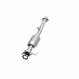 MagnaFlow direct-fit catalytic converter fits 1999-2003 Chevrolet Tracker and Suzuki Vitara, this and 1999-2002 Vitara 1.6/2 1.6 inch inlet/outlet stainless steel CARB compliant OB