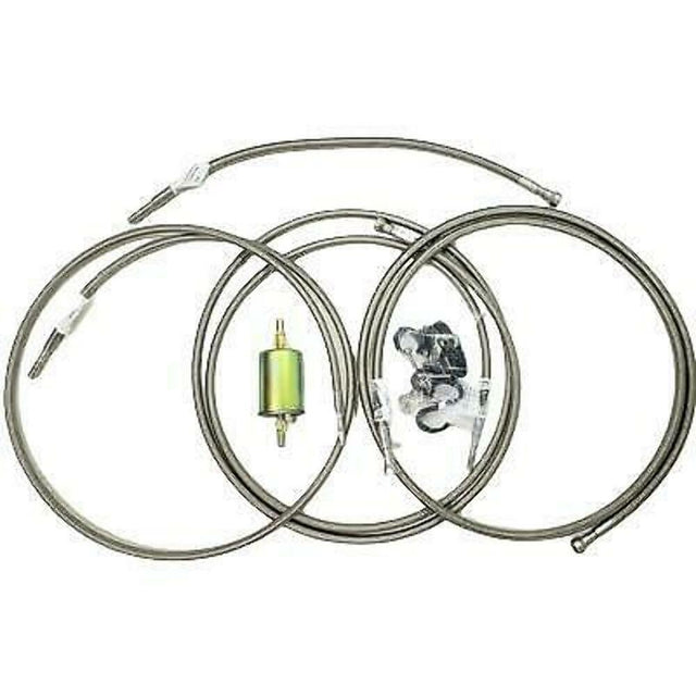 Fuel Line for 1999-2003 99-03 Chevy Silverado long bed stainless steel